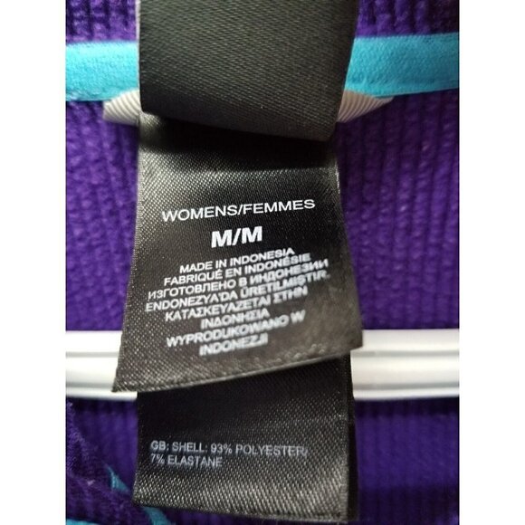 North Face Womens Purple Full Zip Lightweight Hoodie Size M - Picture 4 of 7